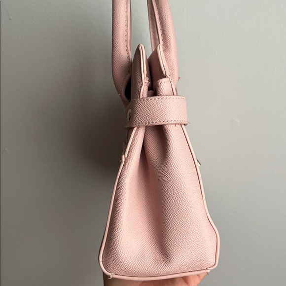 Bebe Blush Satchel with Gold Accents - Picture 9 of 10